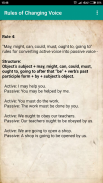 Voice English Grammar Active to Passive screenshot 2