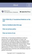 STEM CELLS Translational Med. screenshot 4