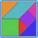 Tangram ( Puzzle) Pythagoras Icon