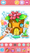 Glitter House coloring and drawing for Kids screenshot 9