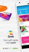 Zeek: Buy discounted gift cards screenshot 0