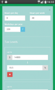 New Zealand Wage Calculator screenshot 1