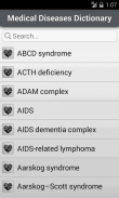 Medical Dictionary : Diseases screenshot 0