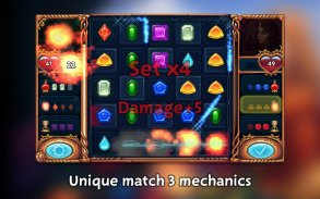 Nizam: Jewel Match3 Magia Duel screenshot 1