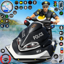 Police Boat Crime Shooting Gam Icon