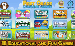 First Grade Learning Games screenshot 1