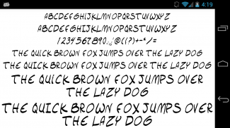 Fonts for FlipFont 50 Comic screenshot 3