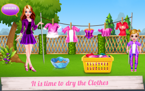 Mommy and Little Baby Laundry Day screenshot 2