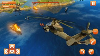 Gunship Battle Strike Navy Helicopter Shooting 3d screenshot 1