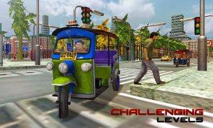 City Taxi Auto Rickshaw Game screenshot 3