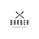 Leather and Blades Barber Shop Icon
