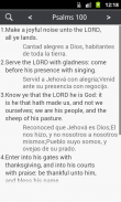 BIBLE SPANISH ENGLISH screenshot 2