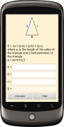 Área de um triângulo fórmula screenshot 3