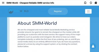 SMM-World - Cheapest Reliable SMM Blog screenshot 2