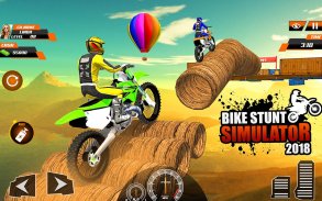 Gerçek Stunt Bike Pro Hileler Usta Yarış Oyunu 3D screenshot 3