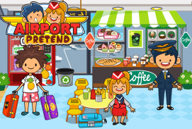 私のふり空港-子供の旅行の町のゲーム screenshot 1
