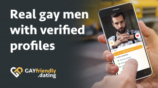 Gay guys chat & dating app - GayFriendly.dating screenshot 9