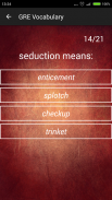 GRE Vocabulary Proctor. screenshot 5