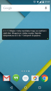 Kad će Kiša (widget) screenshot 0