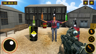 3D Bottle Target Shooting Games: New FPS Gun Games screenshot 3