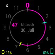 Chrono Watch Face for Wear screenshot 7