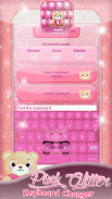 Pink Glitter Keyboard Changer screenshot 0