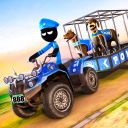 Stickman Polizeihund ATV Bike Transporter