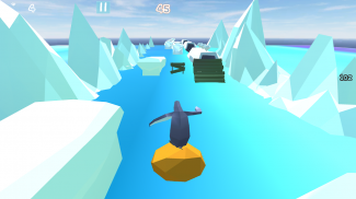 Subway Penguin Ice Surfer 2021  : Free Runner screenshot 7