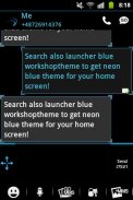 Hielo Minimal Theme GO SMS Pro screenshot 1