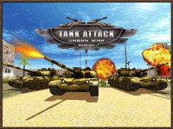 टैंक हमला शहरी युद्ध सिम 3 डी screenshot 5