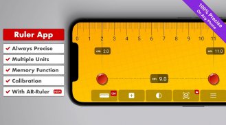 Ruler - Measuring Tape, Inches screenshot 0