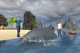 Dolphin Transport Passenger Beach Taxi Simulator screenshot 16