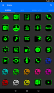 Flat Black and Green Icon Pack ✨Free✨ screenshot 6