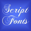 Script2 Fonts FlipFont® free Icon
