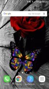 Multicolor Butterfly Rose LWP screenshot 2