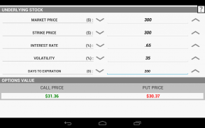 Options Calculator Beginner screenshot 2