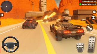 Car Death Race Shooting Game screenshot 3