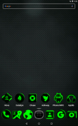 Flat Black and Green Icon Pack ✨Free✨ screenshot 18