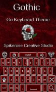 Gothic Go Keyboard theme screenshot 6