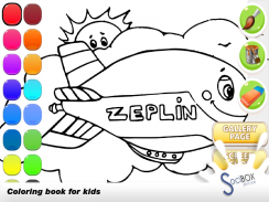 zeplin libro para colorear screenshot 7