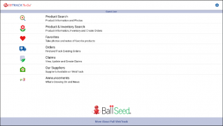 Ball Seed WebTrack To Go screenshot 1