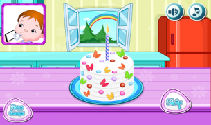 Cooking Rainbow Birthday Cake screenshot 1