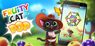 Fruity Cat: jogo de Bolhas