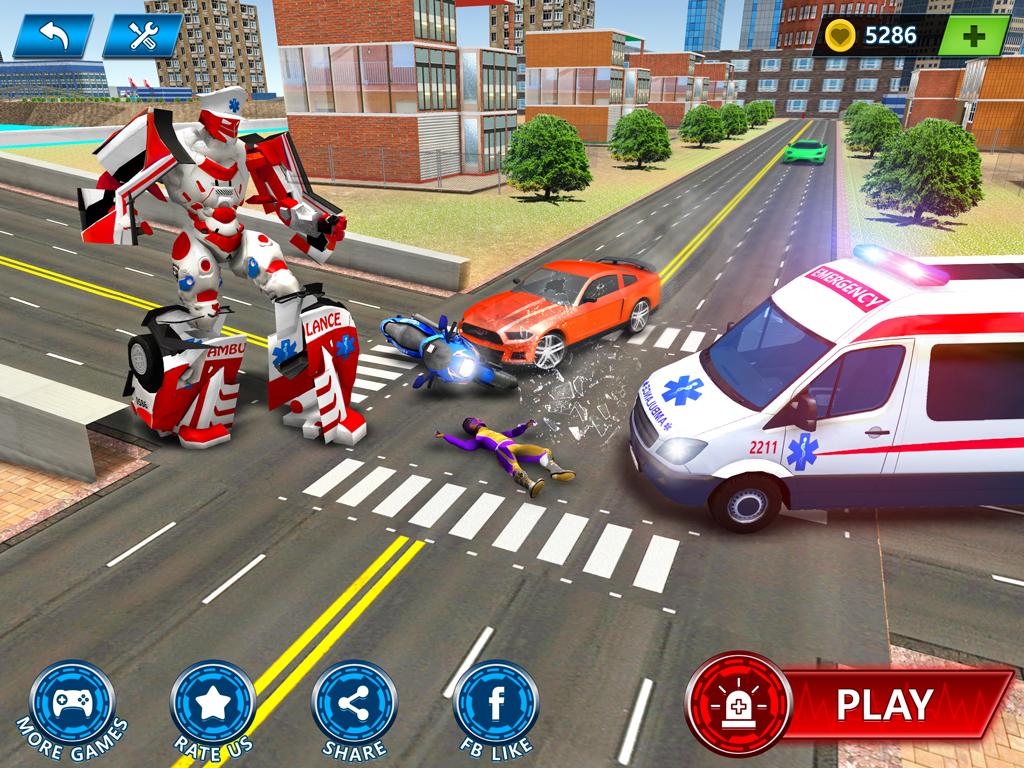 Скорая помощь Робот City Rescue Game - Загрузить APK для Android | Aptoide