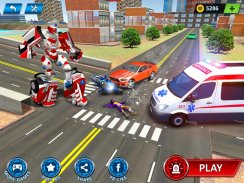 Ambulance Robot City Rescue screenshot 16