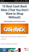 7 Best Cash Back Site to Make Money screenshot 2