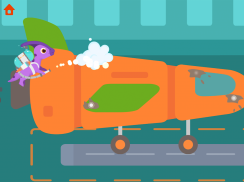 Dinosaurier Flughafen - Flugzeugflug-Spiele screenshot 11