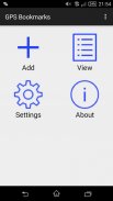 GPS Bookmarks screenshot 0