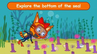Kid-E-Cats Sea Adventure! Kitty Cat Games for Kids screenshot 0