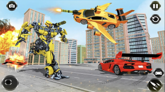 Flying Car Transformer Games screenshot 8